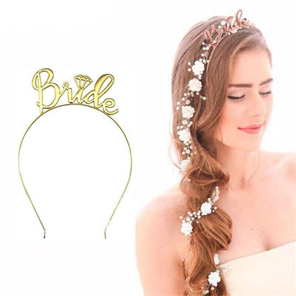 Bride To Be Hen Veil Sash Tiara Hens Night Bridal Shower Kitchen Tea Accessories - Package 5 V528-PACKAGE5-936497