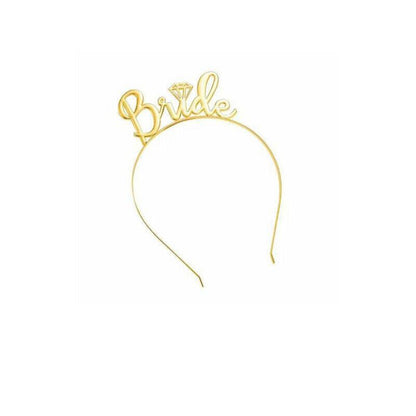 Bride To Be Hen Veil Sash Tiara Hens Night Bridal Shower Kitchen Tea Accessories - Package 6 V528-PACKAGE6-981220