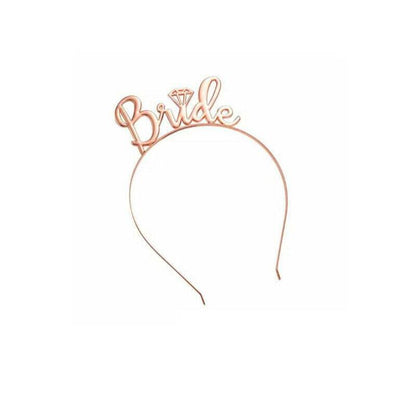 Bride To Be Hen Veil Sash Tiara Hens Night Bridal Shower Kitchen Tea Accessories - Package 7 V528-PACKAGE7-862641