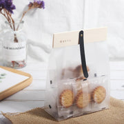 50pcs Transparent Snack Bags Biscuit Candy Bags Resealable Food Packaging - Blue V528-PACKAGING-BAGS-50PCS-BLUE-651179