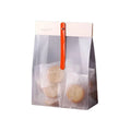 50pcs Transparent Snack Bags Biscuit Candy Bags Resealable Food Packaging - Orange V528-PACKAGING-BAGS-50PCS-ORANGE-899781