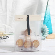 50pcs Transparent Snack Bags Biscuit Candy Bags Resealable Food Packaging - Red V528-PACKAGING-BAGS-50PCS-RED-727785