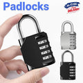 4 Digit Combination Padlock Waterproof Outdoor Number Lock for Gate Locker Toolbox - Black V528-PADLOCKS-BLACK-977840