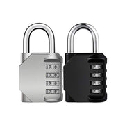 4 Digit Combination Padlock Waterproof Outdoor Number Lock for Gate Locker Toolbox - Black V528-PADLOCKS-BLACK-977840