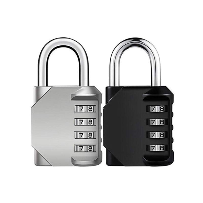 4 Digit Combination Padlock Waterproof Outdoor Number Lock for Gate Locker Toolbox - Black V528-PADLOCKS-BLACK-977840