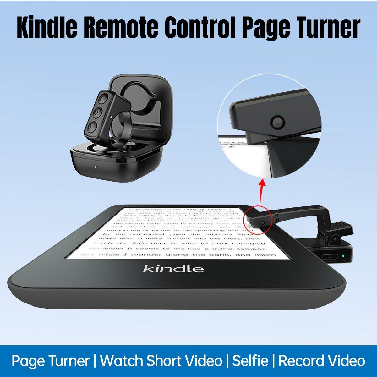 Remote Control Page Turner Ring for Kindle Novel Page Turning Bluetooth E-Reader V528-PAGETURNER-BLACK-435913