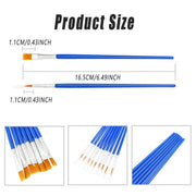 50/100PCS Plastic Flat Tip Hook Line Brushes for DIY Ceramics and Watercolor Painting - 50PCS Hook Line Pen V528-PAINTBRUSH-TINE-50PCS-493049