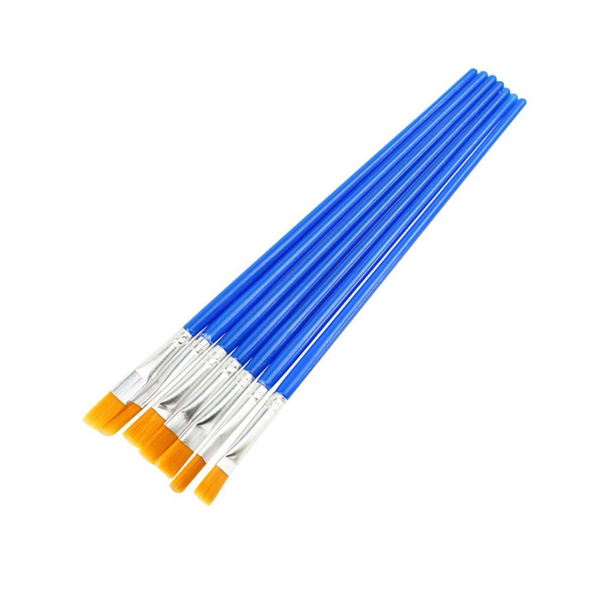 50/100PCS Plastic Flat Tip Hook Line Brushes for DIY Ceramics and Watercolor Painting - 50PCS Hook Line Pen V528-PAINTBRUSH-TINE-50PCS-493049