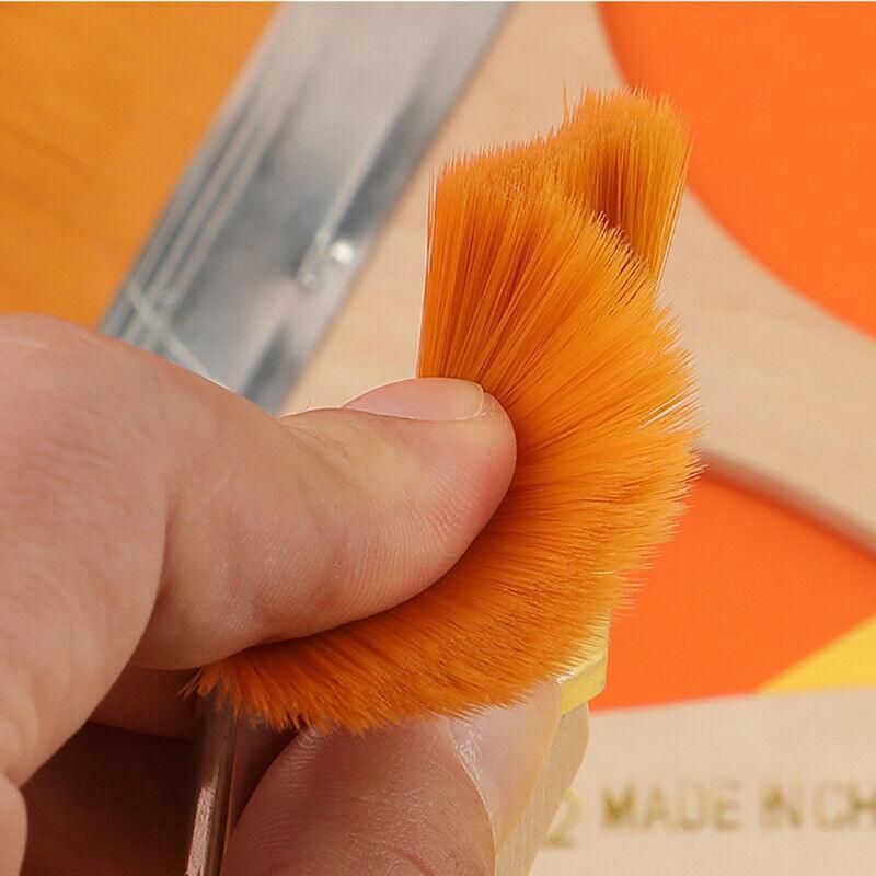 3Pack Art Brushes Flat Paint Set Drawing Painting Wooden Handle Craft V528-PAINTINGBRUSH-3PCS-601448