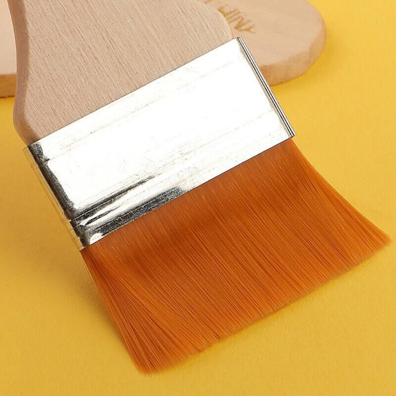 3Pack Art Brushes Flat Paint Set Drawing Painting Wooden Handle Craft V528-PAINTINGBRUSH-3PCS-601448