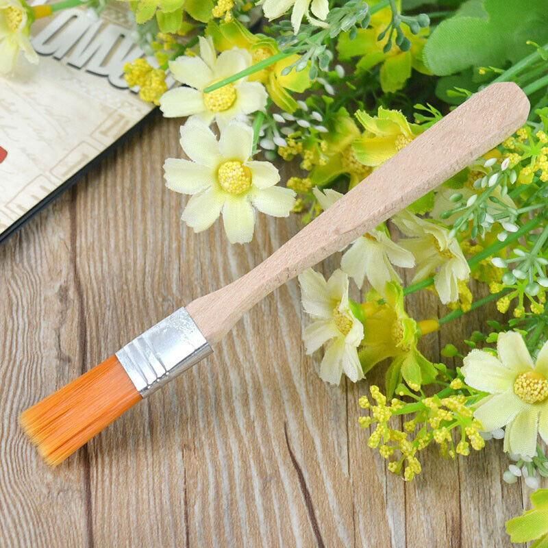 3Pack Art Brushes Flat Paint Set Drawing Painting Wooden Handle Craft V528-PAINTINGBRUSH-3PCS-601448