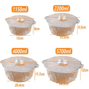 10PCS Duty Aluminum Foil Pots for Hotpot Camping Picnic Tinfoil field cutlery - 4000ml V528-PAN-10PCS-4000ML-173277