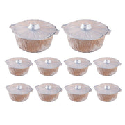10PCS Duty Aluminum Foil Pots for Hotpot Camping Picnic Tinfoil field cutlery - 4000ml V528-PAN-10PCS-4000ML-173277