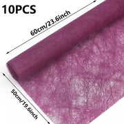 10pcs High Quality Flower Wrapping Paper DIY Bouquet Gift Wrap Floral Supplies - White V528-PAPER-10PCS-WHITE-183222