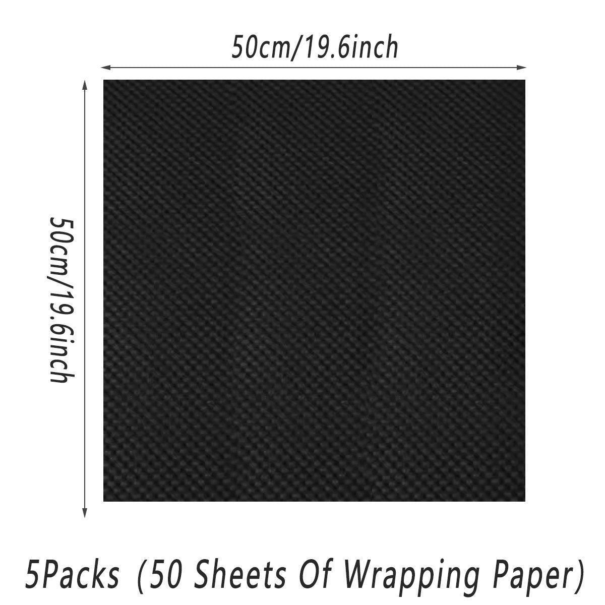 Embossed Paper Convex Flower Wrapping Paper for Floral Shop and Flower Wrapping - White V528-PAPER-5PACKS-WHITE-37512