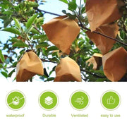 Paper Fruit Bags 100pcs Protective Bagging for Orchard Garden Harvest Storage V528-PAPER-BAG-1000PCS-16-19-638673