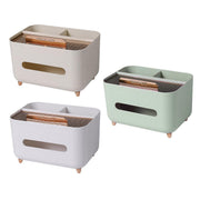 Tissue Box Dispenser Storage Box Napkin Case Remote Control Box Multi-Function - White V528-PAPER-BOX-WHITE-965902