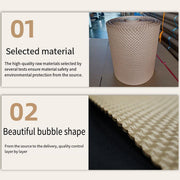 Cowhide Pressure Bubble Paper Roll Shock Absorbing Biodegradable Cushioning Wrap - 28x50m V528-PAPER-BUBBLE-28-50-377979