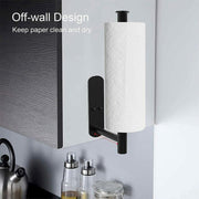 Kitchen Hanger Paper Roll Cabinet Towel Holder Organizer Rack Shelf Wall Adhesive - Silver V528-PAPERTOWELHOLDER-SILVER-48344