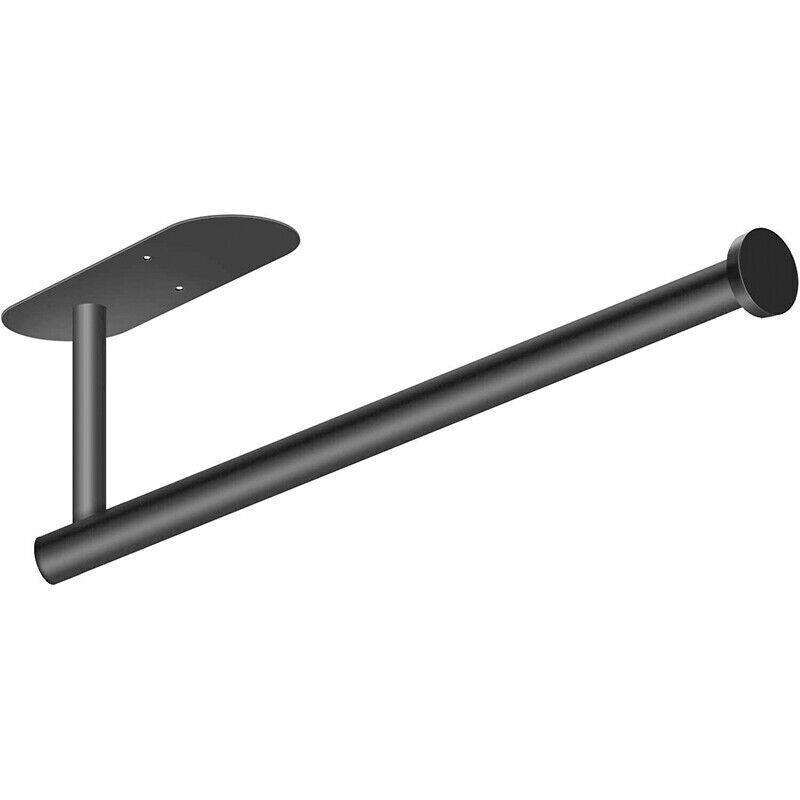 Kitchen Hanger Paper Roll Cabinet Towel Holder Organizer Rack Shelf Wall Adhesive - Silver V528-PAPERTOWELHOLDER-SILVER-48344