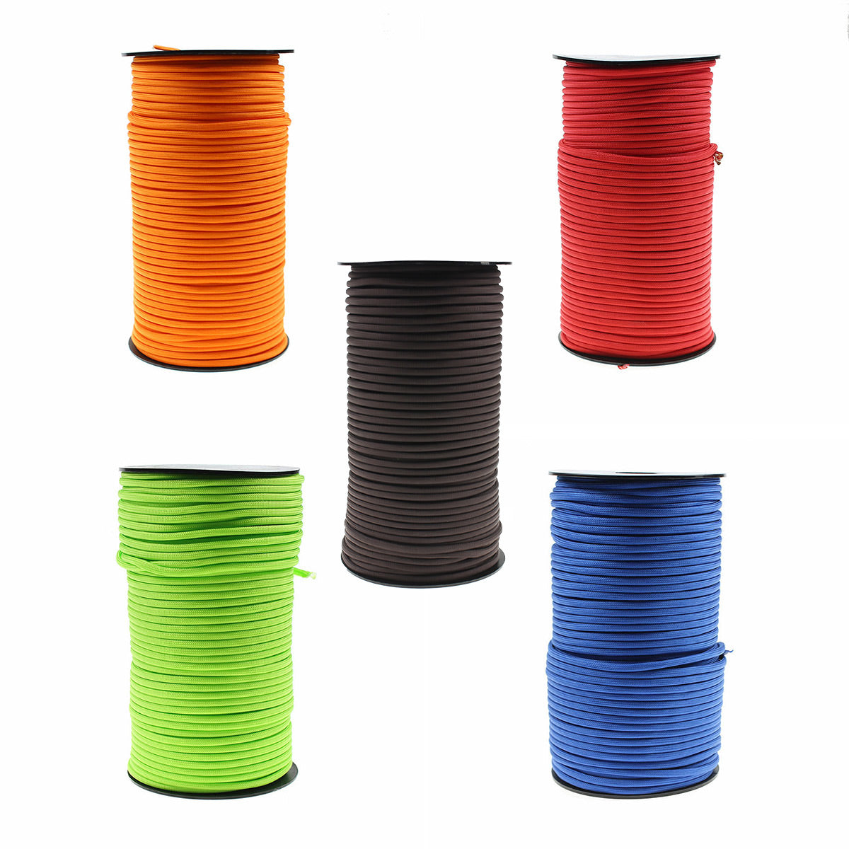 100m Paracord Outdoor Camping Binding Braided Rope Survival Gear Hiking Rope - Blue V528-PARACORD-BLUE-22450