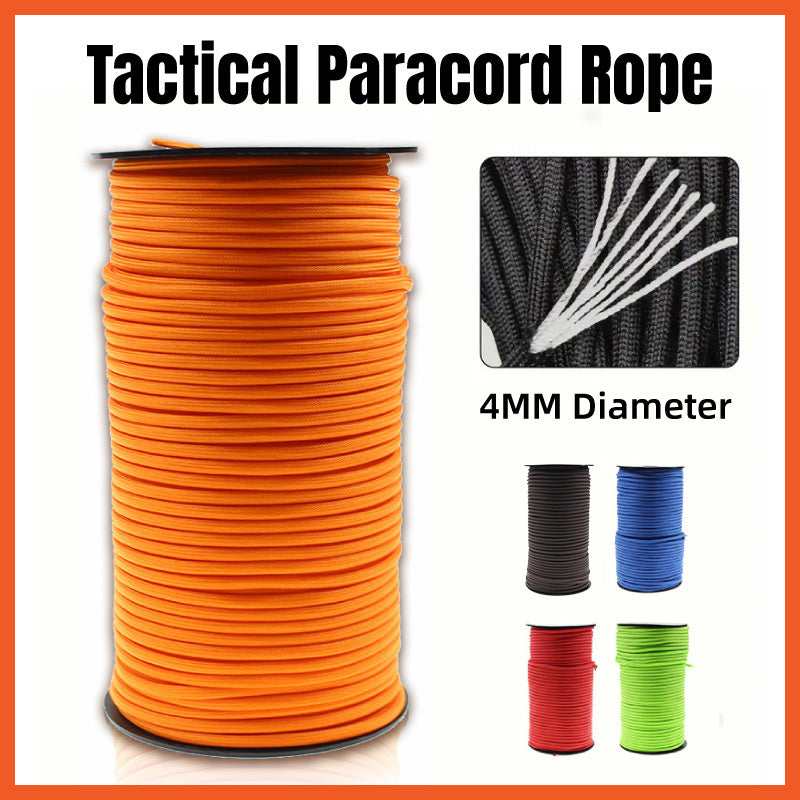 100m Paracord Outdoor Camping Binding Braided Rope Survival Gear Hiking Rope - Green V528-PARACORD-GREEN-689409