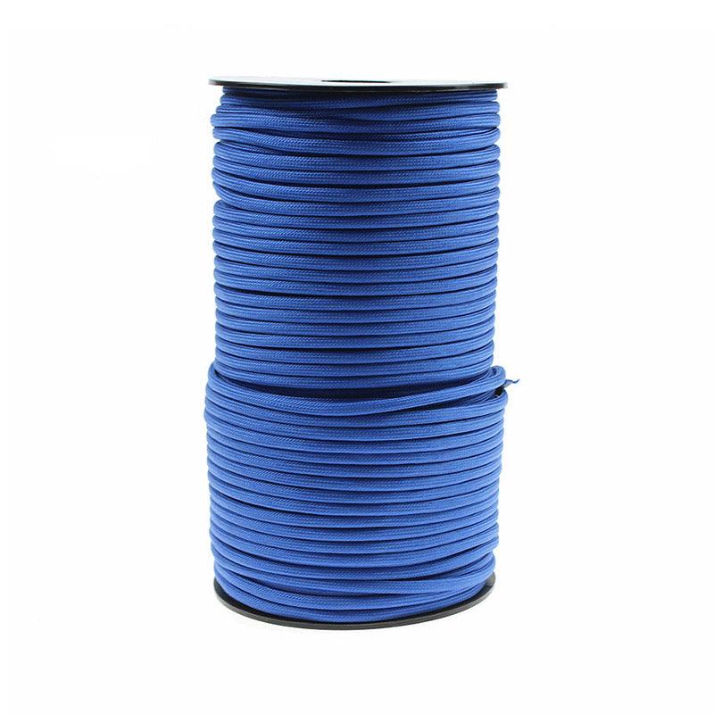 100m Paracord Outdoor Camping Binding Braided Rope Survival Gear Hiking Rope - Orange V528-PARACORD-ORANGE-330323