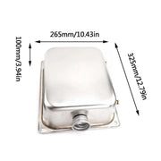 7L Stainless Steel Auxiliary Fuel Tank for Diesel Air Parking Heater with Lock V528-PARKING-HEATERS-282189