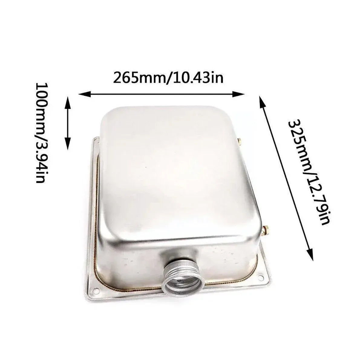 7L Stainless Steel Auxiliary Fuel Tank for Diesel Air Parking Heater with Lock V528-PARKING-HEATERS-282189
