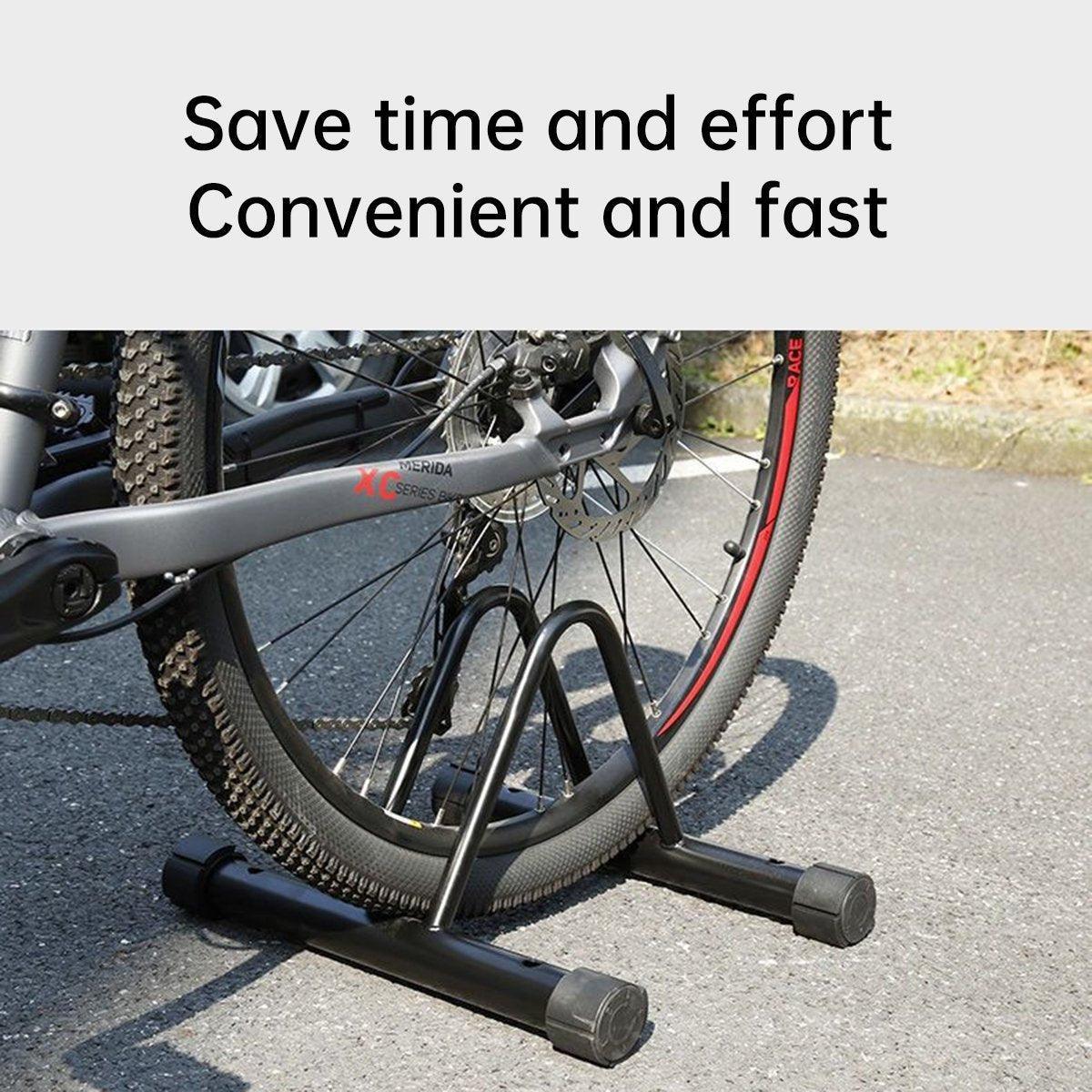 Parking Floor Bike Rack Bicycle Storage Steel Holder Portable Cycling Bike Stand V528-PARKING-RACK-222237