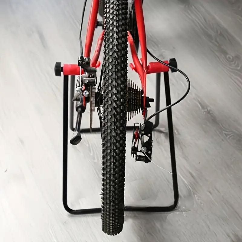 Mountain Bike Triangle Stand Vertical Parking Rack Road Bicycle Storage Holder V528-PARKING-RACK-RED-976375