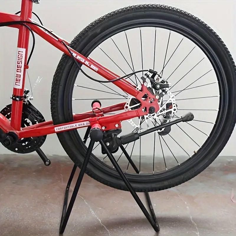 Mountain Bike Triangle Stand Vertical Parking Rack Road Bicycle Storage Holder V528-PARKING-RACK-RED-976375