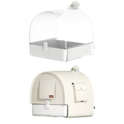 3in1 Parrot Bath Basin Bird Bathtub Cage or Accessory Pet Bird Feeder Water Bowl - Bathroom V528-PARROT-BATHROOM-407023