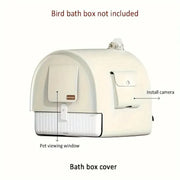 3in1 Parrot Bath Basin Bird Bathtub Cage or Accessory Pet Bird Feeder Water Bowl - Bathroom V528-PARROT-BATHROOM-407023