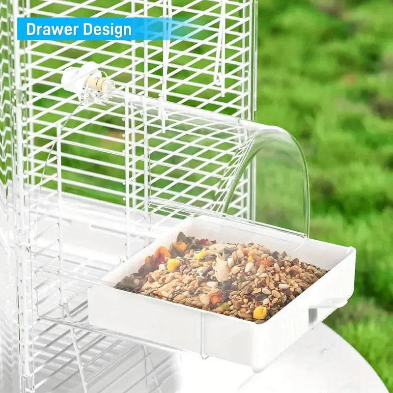 3in1 Parrot Bath Basin Bird Bathtub Cage or Accessory Pet Bird Feeder Water Bowl - Bathroom V528-PARROT-BATHROOM-407023