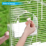 3in1 Parrot Bath Basin Bird Bathtub Cage or Accessory Pet Bird Feeder Water Bowl - Bathroom V528-PARROT-BATHROOM-407023