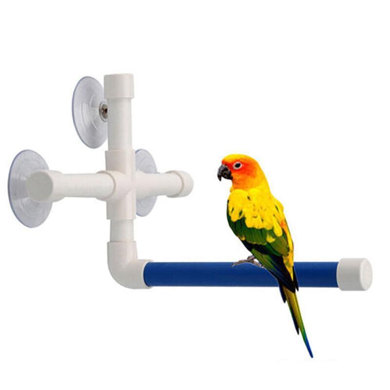 Bird Perch Stand Parrot Play Paw Grinding Stands Rack Shower Bath Platform Toys V528-PARROTTOY-88114