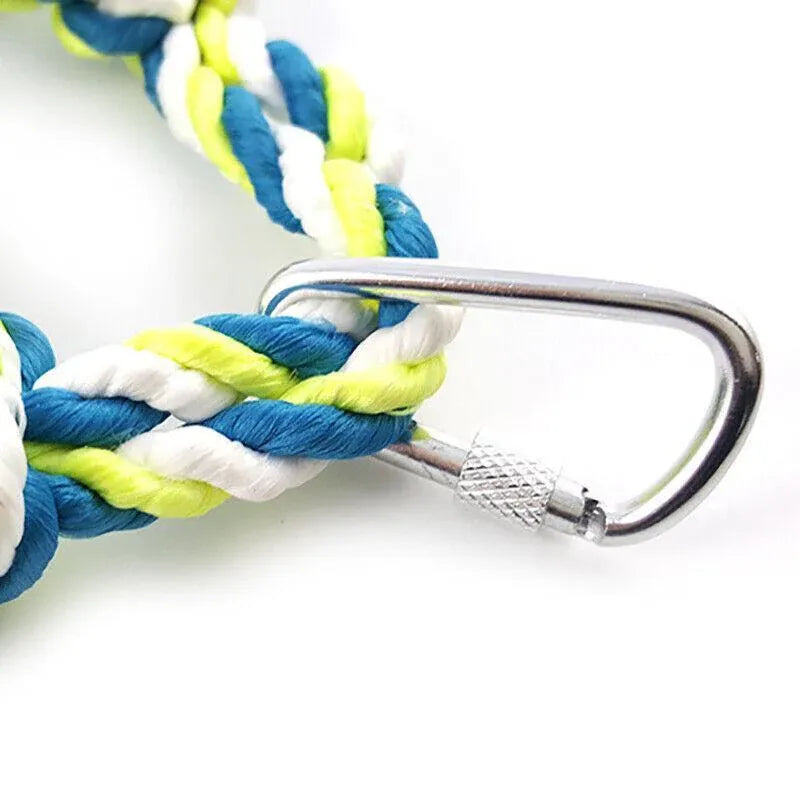 Hanging Climbing Net for Birds and Small Pets Cotton or Hemp Rope Cage Hammock - Hemp Rope V528-PARROTTOYS-HEMPROPE-58437