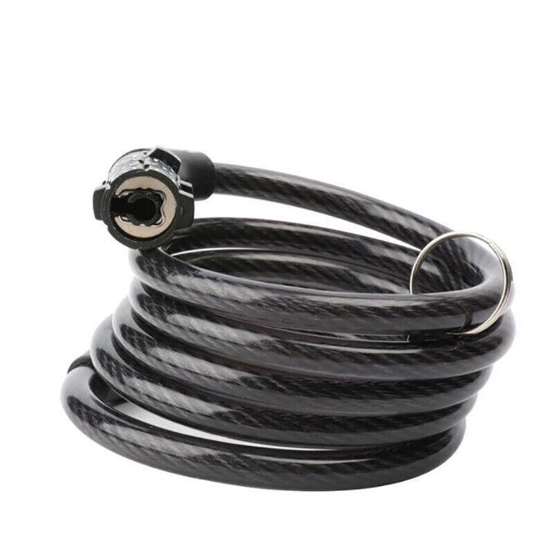 Bicycle Bike Code Lock Locker 4 Digits Password Code Steel Cable Secure Tough V528-PASSWORD-98482