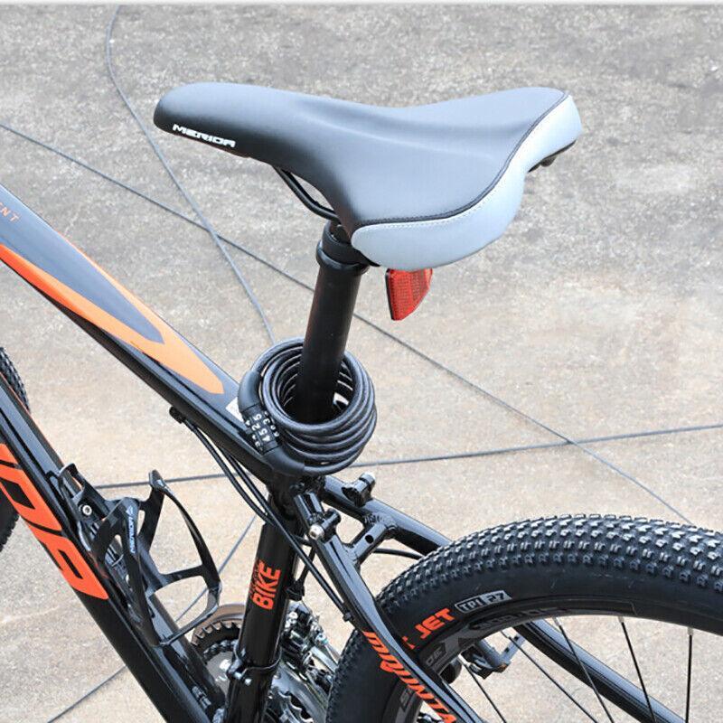 Bicycle Bike Code Lock Locker 4 Digits Password Code Steel Cable Secure Tough V528-PASSWORD-98482
