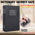 Dictionary Book Safe with Coded Lock Hidden Security Box for Money and Valuables V528-PASSWORDBO-39193