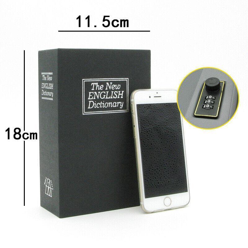 Dictionary Book Safe with Coded Lock Hidden Security Box for Money and Valuables V528-PASSWORDBO-39193