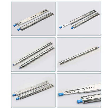 1 Pair Locking Drawer Slides Heavy Duty 120kg Runners Trailer 16 18 20 22 Inch - 16inch/400mm V528-PATH-16C-102571