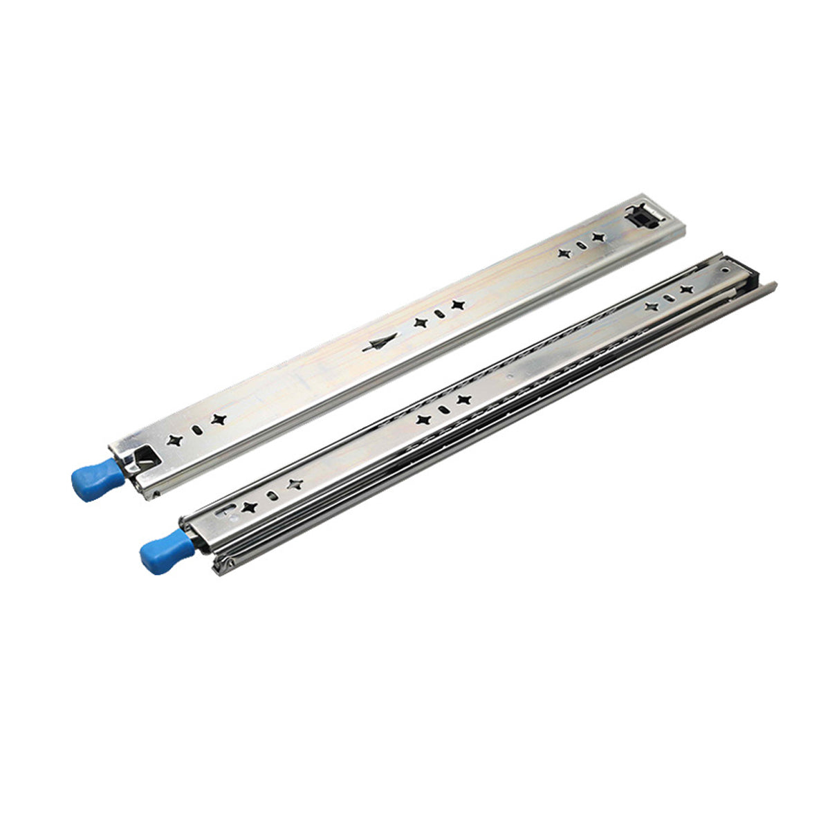 1 Pair Locking Drawer Slides Heavy Duty 120kg Runners Trailer 16 18 20 22 Inch - 20inch/500mm V528-PATH-20C-193083