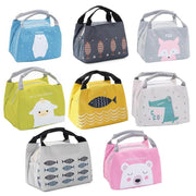 Portable Insulated Thermal Lunch Box Carry Tote Picnic Case Storage Bag 21x17x15cm - C02 (21x17x15cm) V528-PATTERN-C0244417