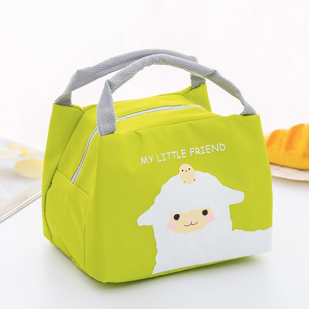 Portable Insulated Thermal Lunch Box Carry Tote Picnic Case Storage Bag 21x17x15cm - C02 (21x17x15cm) V528-PATTERN-C0244417