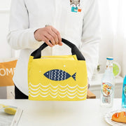 Portable Insulated Thermal Lunch Box Carry Tote Picnic Case Storage Bag 21x17x15cm - C02 (21x17x15cm) V528-PATTERN-C0244417