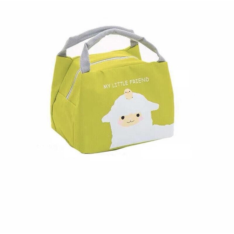 Portable Insulated Thermal Lunch Box Carry Tote Picnic Case Storage Bag 21x17x15cm - C05 (21x17x15cm) V528-PATTERN-C0575229