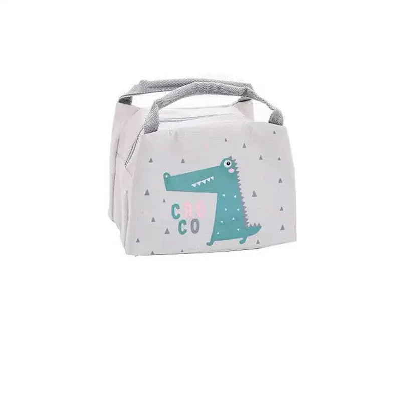 Portable Insulated Thermal Lunch Box Carry Tote Picnic Case Storage Bag 21x17x15cm - C06 (21x17x15cm) V528-PATTERN-C0634037