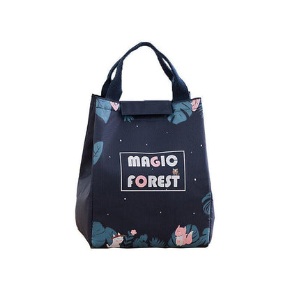 Portable Insulated Thermal Lunch Box Carry Tote Picnic Case Storage Bag 18x24x15cm - E03 (18x24x15cm) V528-PATTERN-E0370742